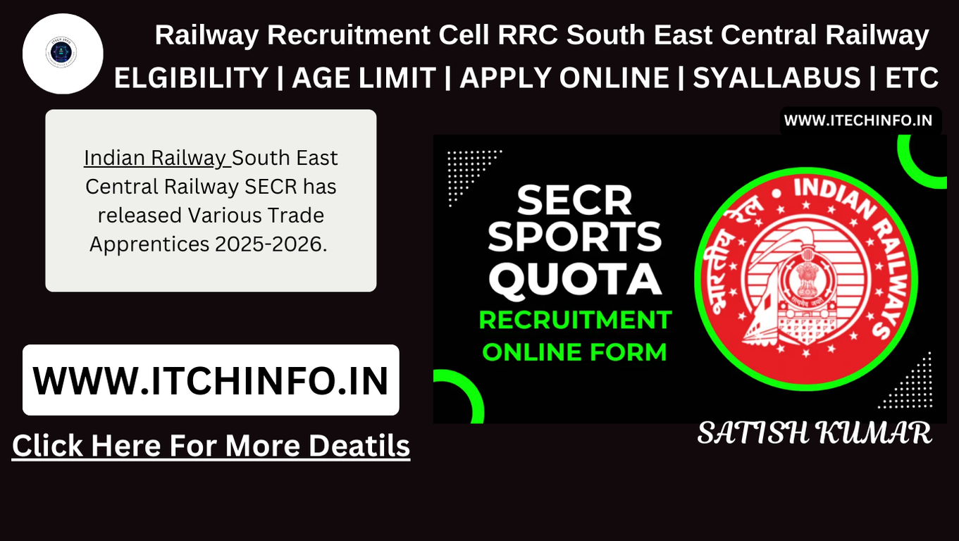 Railway Recruitment Cell RRC South East Central Railway