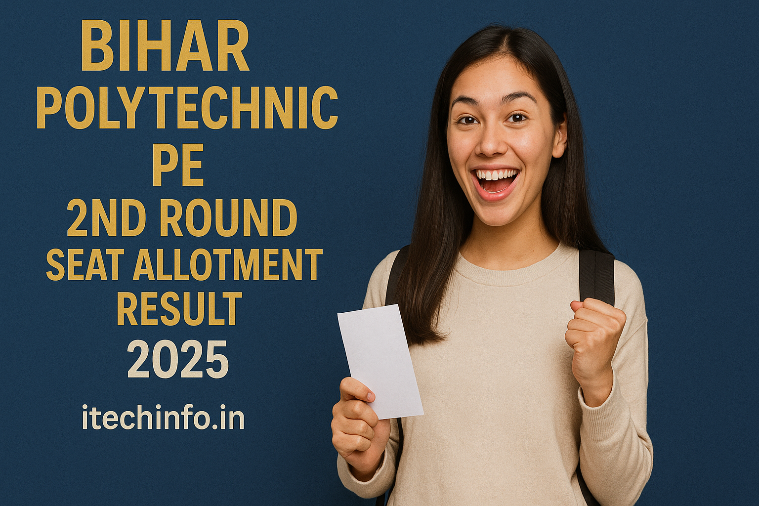 Bihar Polytechnic PE 2nd Round Seat Allotment Result 2025
