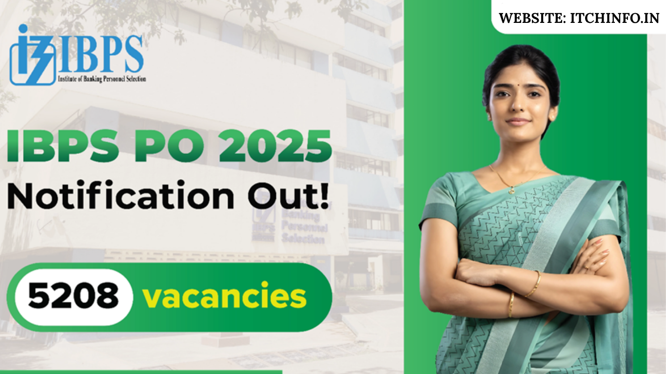 IBPS PO 2025 Notification {5208 Post} Apply Online